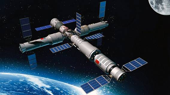 Китай собирается построить сверхбольшой космический комплекс на орбите