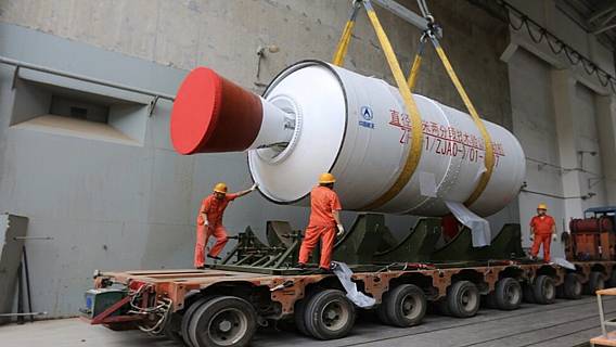 Китай заявил об успешных испытаниях «самого большого и высокотехнологичного твердотопливного ракетного двигателя в мире»