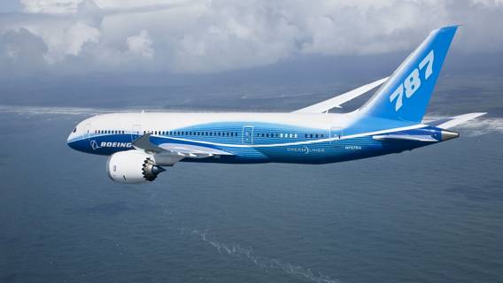 Корпорация Boeing снова приостановила поставки самолетов 787 Dreamline
