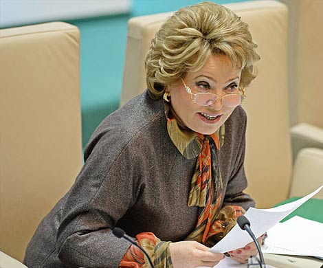 Матвиенко уверена в необходимости увеличить долю нематериальных активов Матвиенко уверена в необходимости увеличить долю нематериальных активов