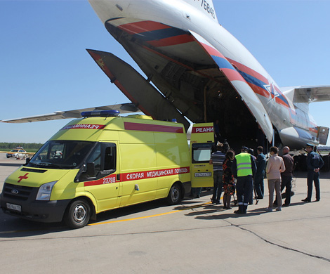 МЧС доставило самолетом из Самары в Санкт-Петербург беременную женщину