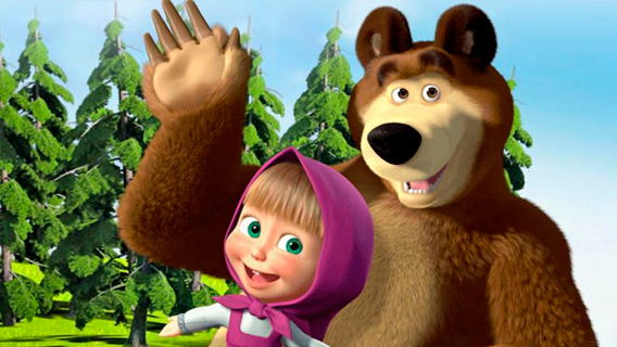 Мультсериал «Маша и Медведь» покажут в кинотеатрах Великобритании