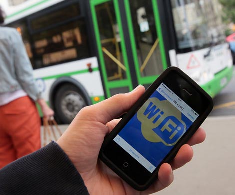 На 450 остановках общественного транспорта в Москве появится Wi-Fi 