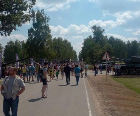 На Армейских играх в Подмосковье возникла массовая давка На Армейских играх в Подмосковье возникла массовая давка