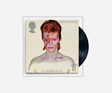 На марках Королевской почты напечатают обложки дисков Боуи