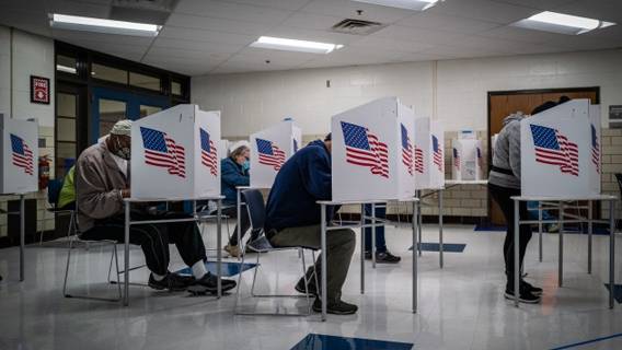 На следующий день после выборов в США установлен новый рекорд по числу заболеваний Covid-19 На следующий день после выборов в США установлен новый рекорд по числу заболеваний Covid-19