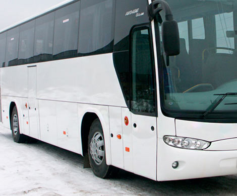 На трассе в Подмосковье загорелся пассажирский автобус Москва-Серпухов