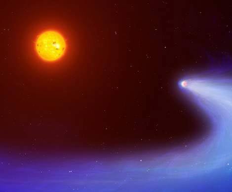 Найдена планета, похожая на комету