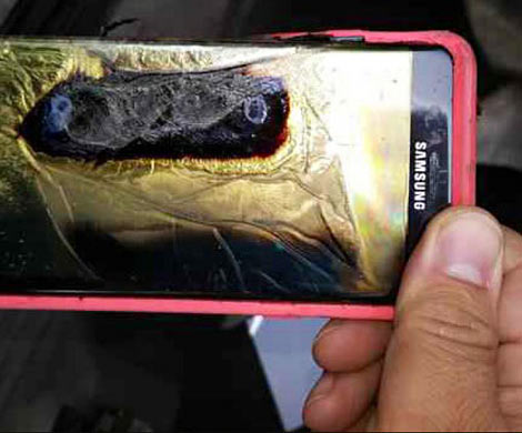 Названа причина возгораний Samsung Galaxy Note 7