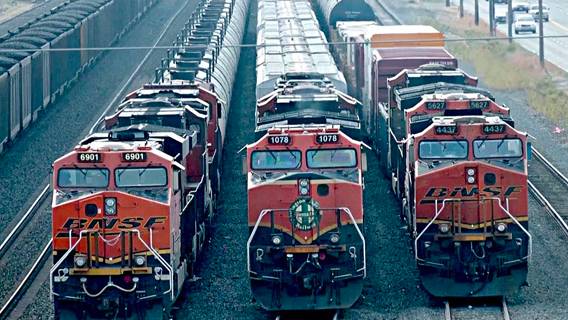 Неделя забастовки работников грузовых железных дорог может обойтись экономике США в $1 млрд