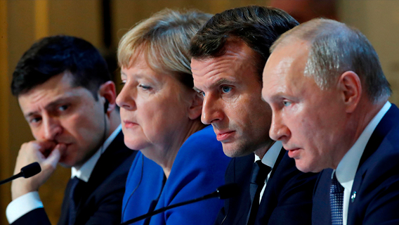 «Нормандский» саммит в Париже: диалог о войне на Украине возобновился, но пока не принес результатов «Нормандский» саммит в Париже: диалог о войне на Украине возобновился, но пока не принес результатов