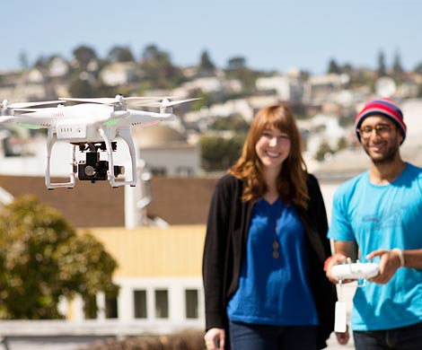 Новый тренд: на смену selfie приходят dronie Phantom 3