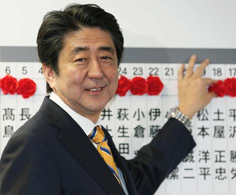 Парламентские выборы в Японии закончились победой правящей коалиции