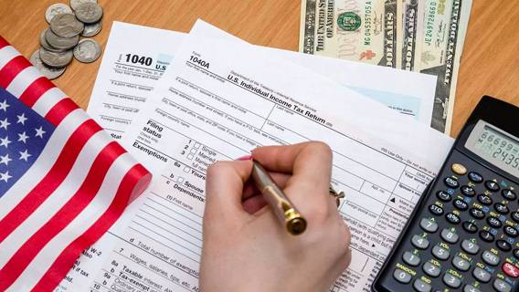 Платежи по подоходному налогу в США достигнут рекордного уровня в этом году