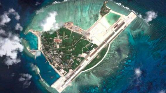 По словам американского адмирала, Китай завершил милитаризацию островов в Южно-Китайском море