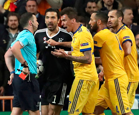 Полиция предоставила защиту арбитру матча "Реал" - "Ювентус"