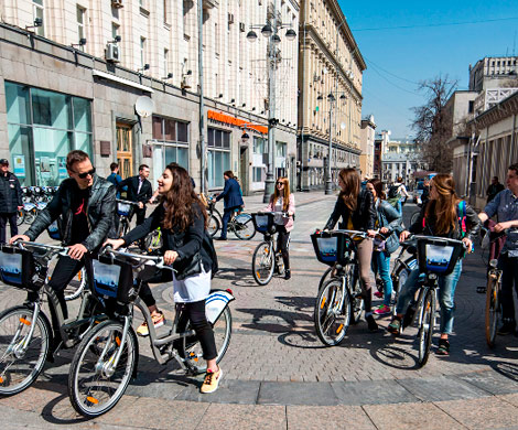 Популярность велопроката в Москве выросла вдвое