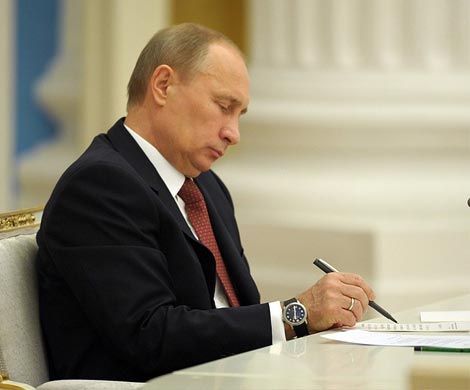 Путин подписал указ о назначении думских выборов