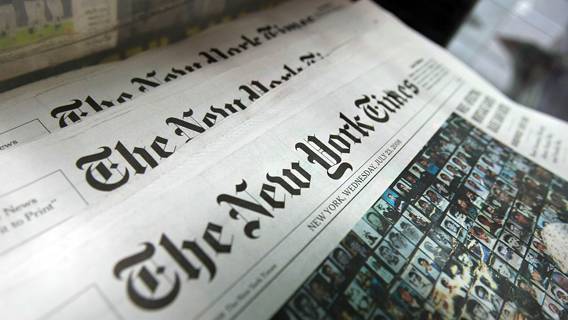 Прибыль New York Times выросла благодаря восстановлению рекламного бизнеса