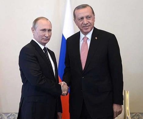 Путин и Эрдоган встретились в Петербурге Путин и Эрдоган встретились в Петербурге