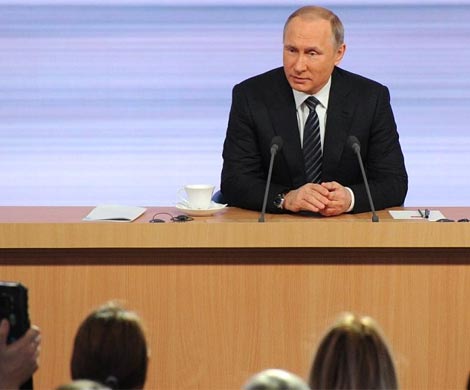 Путин пообщался с российским школьниками и британским студентами