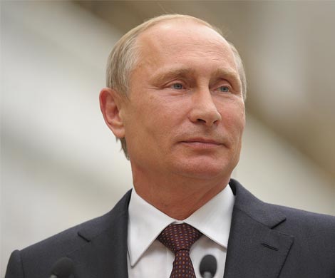 Путин прервал десятидневное отсутствие на публике Путин прервал десятидневное отсутствие на публике