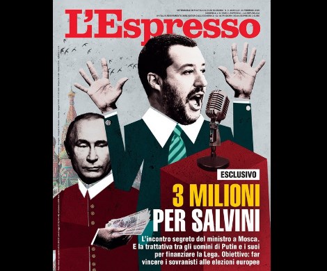 «Путинские миллионы для Сальвини»: итальянцы обвинили Россию во вмешательстве