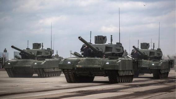Российские танки Т-14 «Армата» появились в зоне СВО на Украине