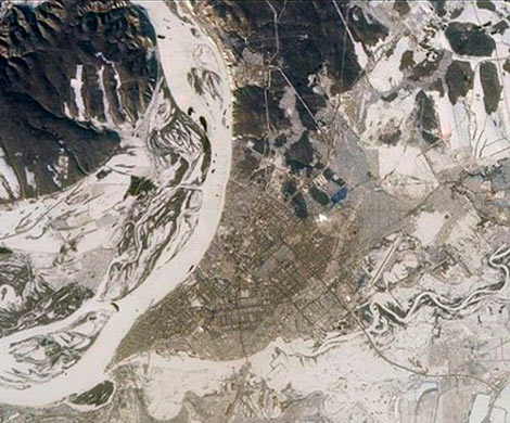 Российский космонавт показал, как выглядит Самара из космоса Российский космонавт показал, как выглядит Самара из космоса