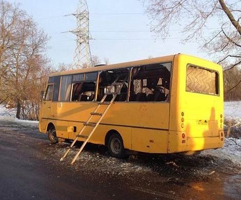 СБ ООН потребовал расследовать обстрел автобуса под Донецком