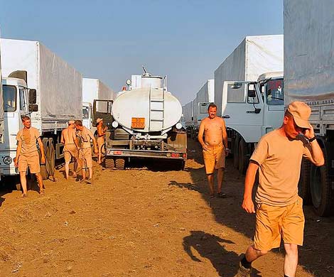 МККК проверяет маршрут гуманитарного конвоя