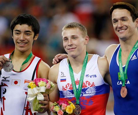 Три медали российских спортивных гимнастов на мировом чемпионате