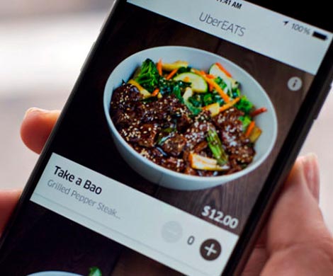 Uber тестирует дроны по доставке еды