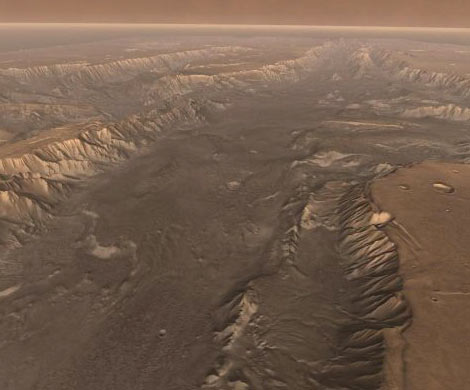 Ученые выяснили причину гигантского цунами на Марсе‍