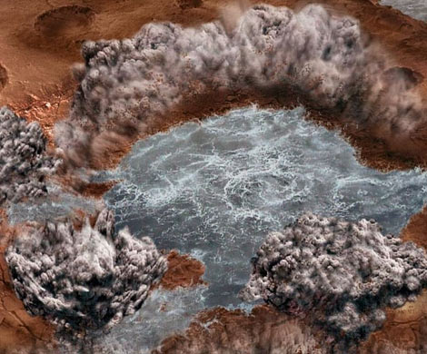 Учёные: На Марсе существует жидкая вода с формами жизни