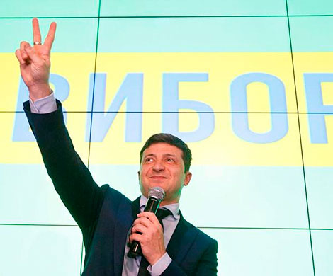 Украинский комик лидирует на президентских выборах