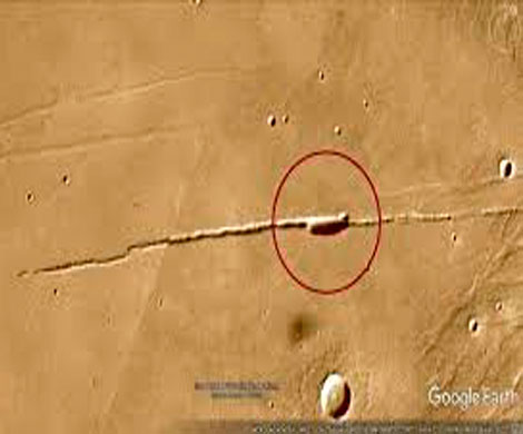 Уральский уфолог нашел на Марсе 18-километровый «звездолет»