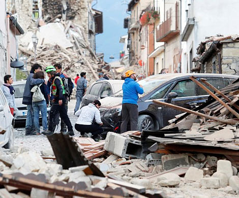 В центральной Италии произошло землетрясение: есть пострадавшие