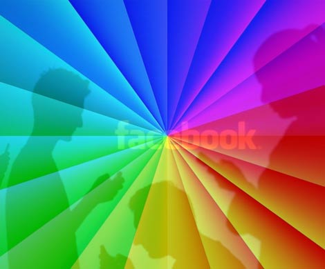 В Facebook набирает популярность раскрашивание аватарок в цвета радуги