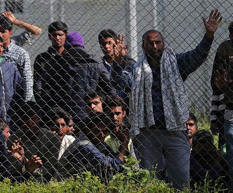В Греции произошли столкновения между полицией и мигрантами