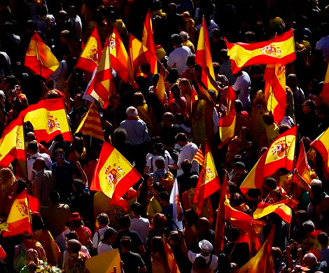 В Каталонии вышли на улицы сторонники независимости