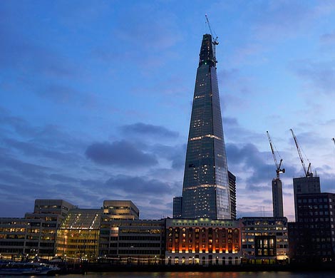 В Лондоне загорелось самое высокое здание Европы