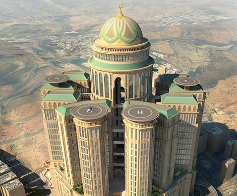 В Мекке идет строительство крупнейшего в мире отеля