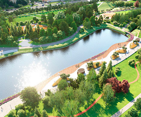 В Москве у берега Битцы появится новый рельефный парк
