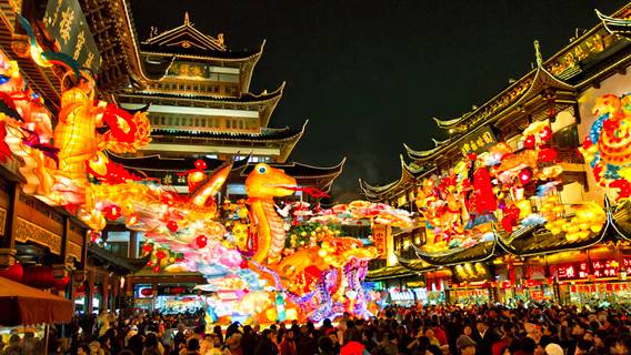 В новогодние праздники в Китае наблюдался низкий уровень потребления
