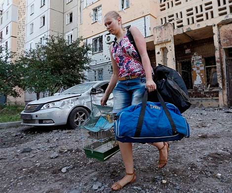 В осажденном Донецке начинается голод