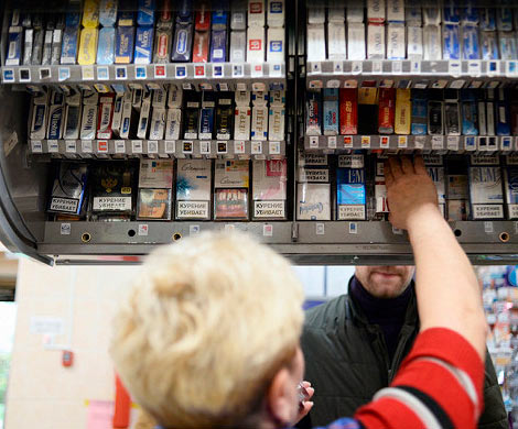 В России планируют остановить продажу сигарет
