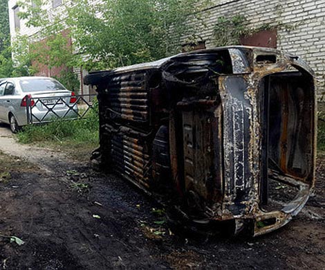 В Жуковском сожгли автомобиль председателя местного отделения «Яблока»