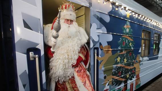 Волшебный поезд Деда Мороза: сказочные встречи создадут праздничное настроение