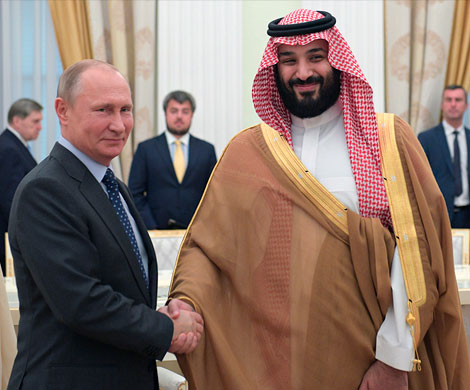 Встреча Путина с бен Салманом прибавила нефтяным котировкам 5%